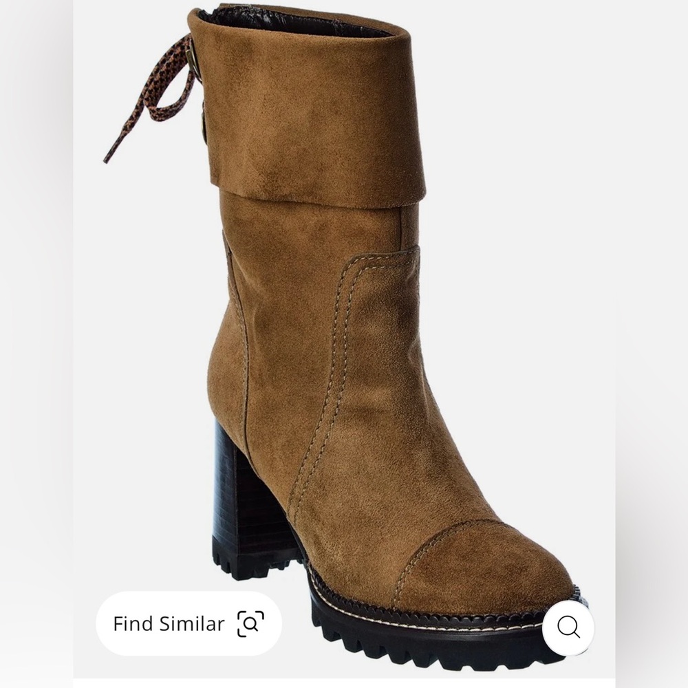 Chloe suede bootie